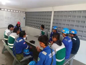 Active EPC project status monitoring (On Schedule) for PT Berau Coal's fuel tank repainting at the Sambarata Site facility in our EPC project portfolio.