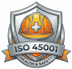 Integrated ISO 9001, 14001, 45001, and OHS certifications affirming the work quality of national EPC contractor TDM.
