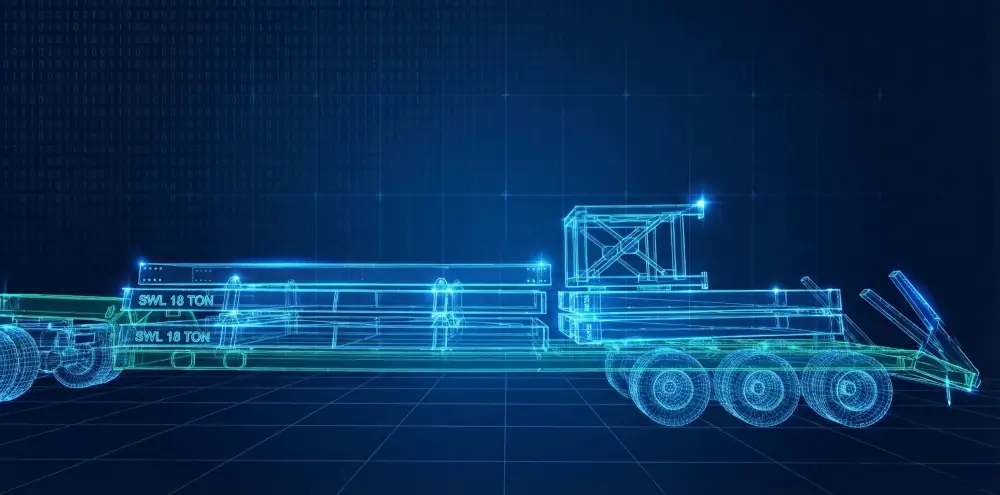 slider-project-lifting-tools-swl-18-ton-6 Technical design of 18-Ton SWL Lifting Tools validated by Finite Element Analysis (FEA) simulation.