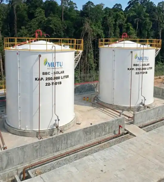 On-site technical inspection for industrial asset integrity planning and Remnant Life Assessment conducted by PT Tri Daya Maxima experts.